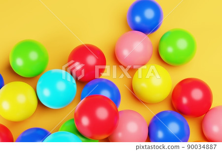 3D material_color ball 90034887