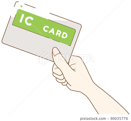 Illustration with an IC card 90035778