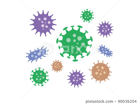 病毒細菌的圖像說明 90036204