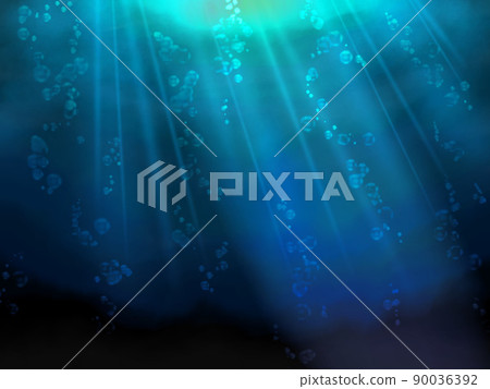 光芒照耀的大海的背景 光芒照耀的大海的背景 90036392