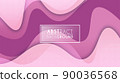 Colorful liquid and geometric background with fluid gradient shapes 90036568