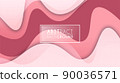 Colorful liquid and geometric background with fluid gradient shapes 90036571
