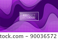 Colorful liquid and geometric background with fluid gradient shapes 90036572