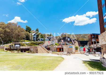 Falls Creek Village in Summer in Australia Falls Creek Village in Summer in Australia 90037928