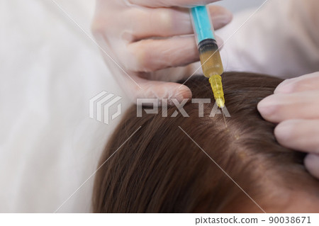 Plasma treatment, plasmolifting or PRP method point the introduction of the patient's own plasma enriched with platelets, in the problem areas of the skin. 90038671