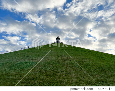 The Lion's Mound in Waterloo, Belgium The Lion's Mound in Waterloo, Belgium 90038918