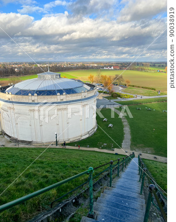 The Lion's Mound in Waterloo, Belgium The Lion's Mound in Waterloo, Belgium 90038919