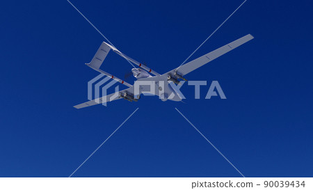 UAV 無人機 無人駕駛飛行器 無人駕駛飛行器 CG 3D 插圖 UAV 無人機 無人駕駛飛行器 無人駕駛飛行器 CG 3D 插圖 90039434