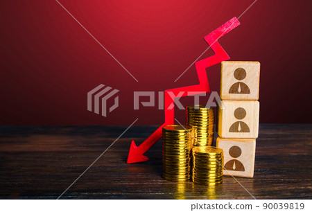 Cost reduction and business optimization. Layoffs and staff downsizing. Falling salaries of employees. Low efficiency productivity. Decrease in generated profit. High competitiveness in labor market. 90039819