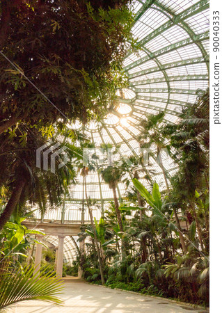 Belgium, Brussels, Royal greenhouses of Laeken, royal castle of Laeken Belgium, Brussels, Royal greenhouses of Laeken, royal castle of Laeken 90040333