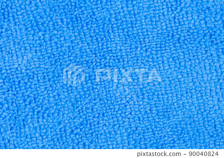 Blue microfiber cleaning cloth - close up 90040824