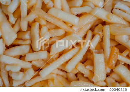 Fried orange crunchy honey cake Chak Chak: close up Fried orange crunchy honey cake Chak Chak: close up 90040836