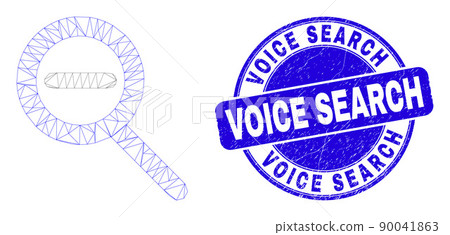 Blue Grunge Voice Search Stamp and Web Carcass Zoom Out Blue Grunge Voice Search Stamp and Web Carcass Zoom Out 90041863
