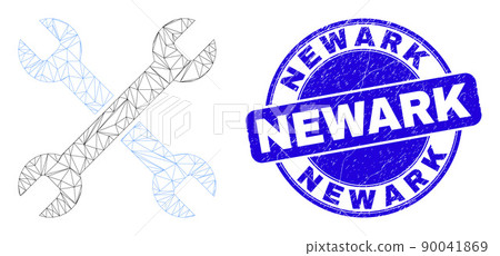 Blue Grunge Newark Seal and Web Mesh Wrenches 90041869