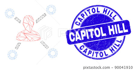 Blue Scratched Capitol Hill Stamp Seal and Web Mesh User Links Blue Scratched Capitol Hill Stamp Seal and Web Mesh User Links 90041910
