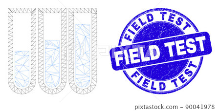 Blue Distress Field Test Stamp and Web Carcass Test-Tubes Blue Distress Field Test Stamp and Web Carcass Test-Tubes 90041978