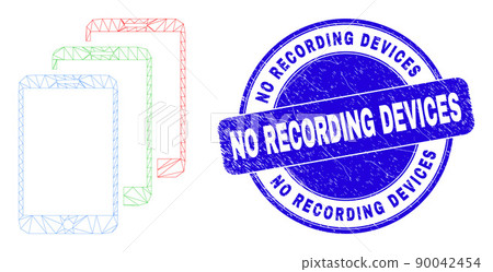 Blue Distress No Recording Devices Stamp and Web Carcass Smartphones Blue Distress No Recording Devices Stamp and Web Carcass Smartphones 90042454