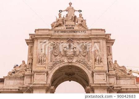 Arc de Triomphe on Rua Augusta in Lisbon Arc de Triomphe on Rua Augusta in Lisbon 90042683