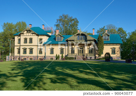 Old manor in summer Loshitsa park, Minsk, Belarus. Old manor in summer Loshitsa park, Minsk, Belarus. 90043077