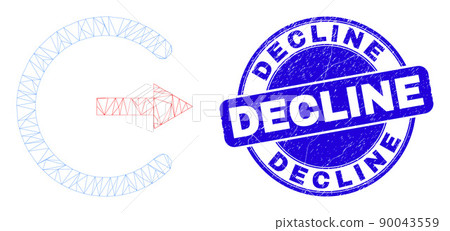 Blue Distress Decline Seal and Web Carcass Log Out Blue Distress Decline Seal and Web Carcass Log Out 90043559