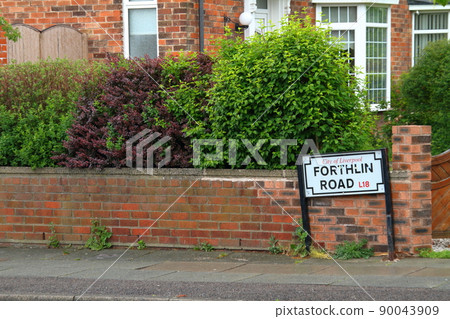 Forthlin Road, Liverpool, England Signs on the street where former Beatles Paul McCartney lived 90043909