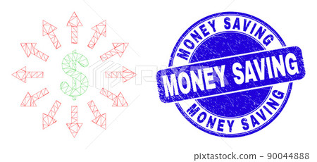 Blue Grunge Money Saving Stamp and Web Carcass Dollar Emission Blue Grunge Money Saving Stamp and Web Carcass Dollar Emission 90044888