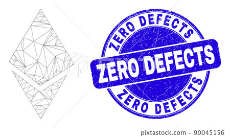 Blue Scratched Zero Defects Seal and Web Carcass Crystal Blue Scratched Zero Defects Seal and Web Carcass Crystal 90045156