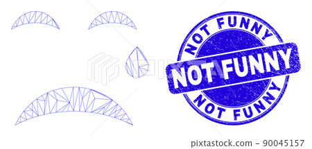 Blue Distress Not Funny Seal and Web Carcass Crying Smiley Blue Distress Not Funny Seal and Web Carcass Crying Smiley 90045157