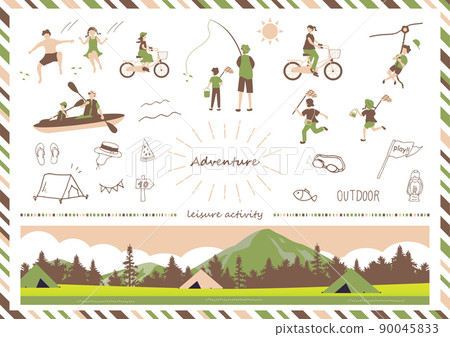 People who enjoy outdoor adventures 90045833