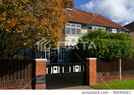Menlove Avenue, Liverpool, England, where former Beatles John Lennon lived, Mendip's Menlove Avenue, Liverpool, England, where former Beatles John Lennon lived, Mendip's 90046681