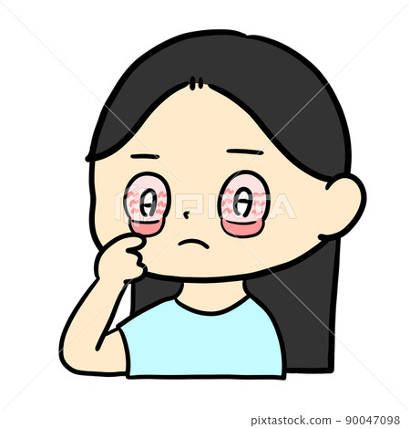 兒童眼皮後部紅眼 兒童眼皮後部紅眼 90047098