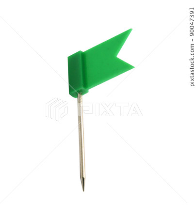 flag pin isolated on white background flag pin isolated on white background 90047391