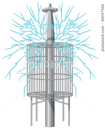 Nikola Tesla inventor concept with Tesla coil Nikola Tesla inventor concept with Tesla coil 90047568