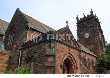 Liverpool Woolton, England St. Peter's Church where John Lennon and Paul McCartney met for the first time 90047606