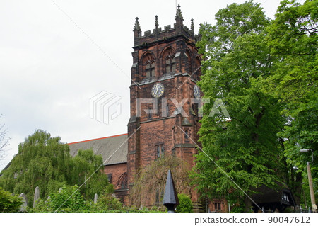 Liverpool Woolton, England St. Peter's Church where John Lennon and Paul McCartney met for the first time Liverpool Woolton, England St. Peter's Church where John Lennon and Paul McCartney met for the first time 90047612