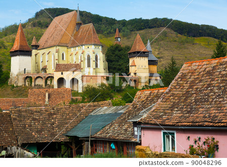 Church Fortification in Biertan is landmark of Transilvania 90048296