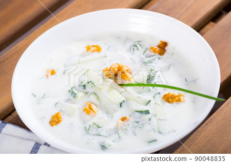 Cold vegetable soup Tarator 90048835