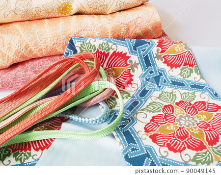 Folded kimono, obi, obi tie Folded kimono, obi, obi tie 90049145