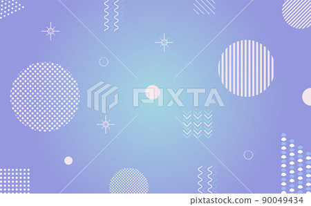 圓圓點粉紅色框架幾何 90049434