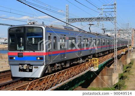Keisei 3700 series 堀切菖蒲園-Keisei Sekiya Keisei 3700 series 堀切菖蒲園-Keisei Sekiya 90049514