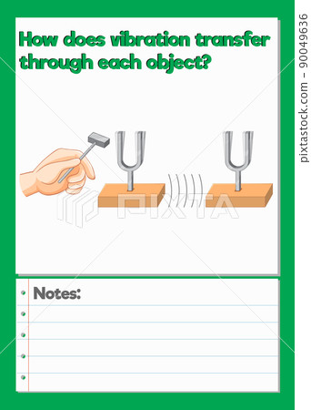 Science Experiment Log Worksheet of vibration transfer through each object Science Experiment Log Worksheet of vibration transfer through each object 90049636