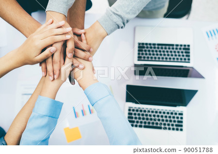 Teamwork Togetherness Collaboration Concept. Teamwork Togetherness Collaboration Concept. 90051788