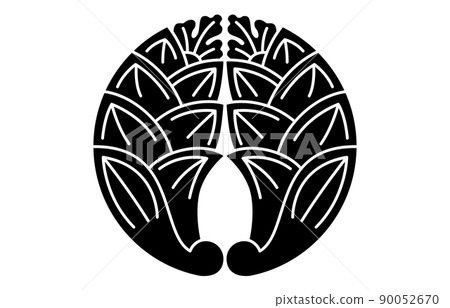 Japanese family crest myoga mon 90052670