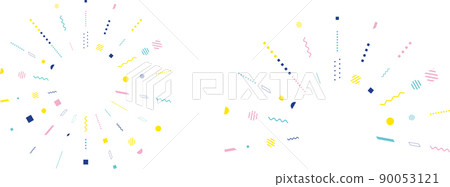 Geometric pattern line concentrated line 90053121