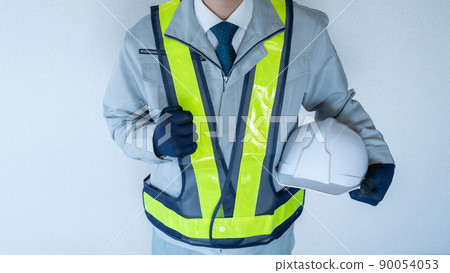 Image of construction industry, security guards, guard man Image of construction industry, security guards, guard man 90054053