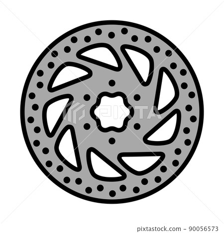 Bike Brake Disc Icon 90056573