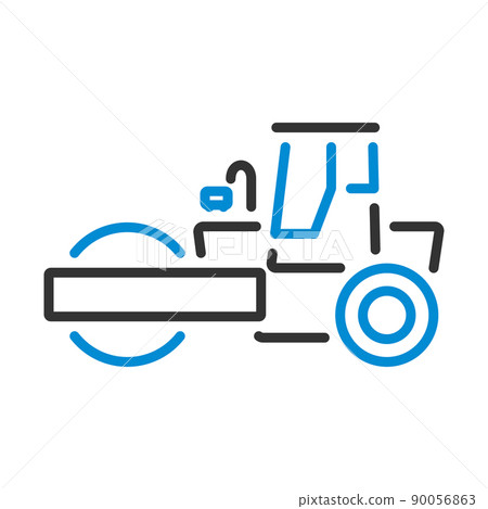 Icon Of Road Roller Icon Of Road Roller 90056863