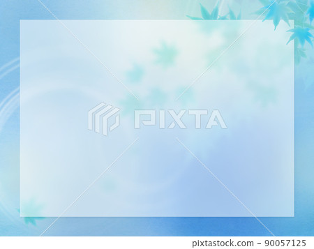 Cool autumn leaves and Japanese paper texture background 90057125