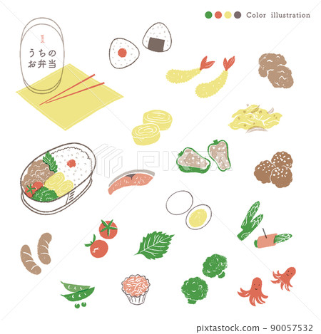 Illustration of a classic lunch-2 / color Illustration of a classic lunch-2 / color 90057532