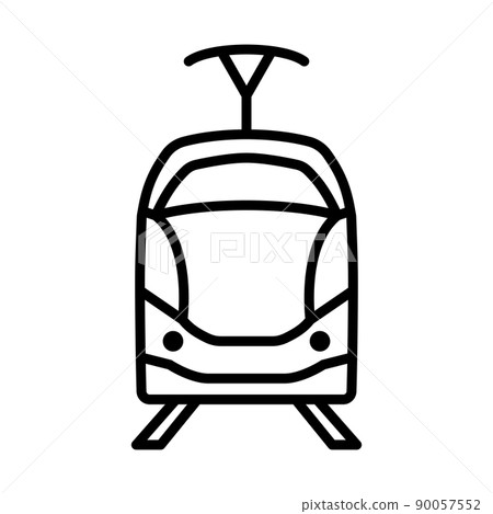 Tram Icon Tram Icon 90057552